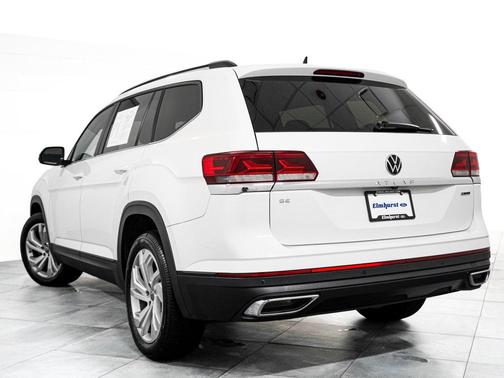 Pure White 2021 Volkswagen Atlas 2.0T SE w/Technology 4MOTION