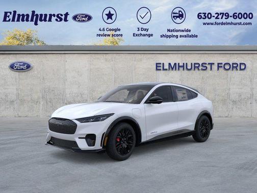 Star White Metallic Tri-Coat 2025 Ford Mustang Mach-E Premium
