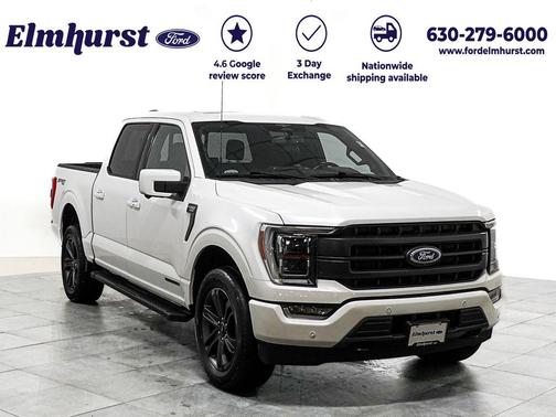 Star White Metallic Tri-Coat 2023 Ford F-150 Lariat Truck