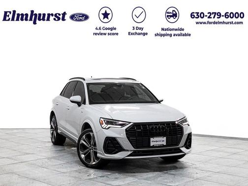 Glacier White Metallic 2022 Audi Q3 45 S line Premium Plus