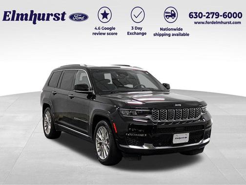 Diamond Black Crystal Pearlcoat 2021 Jeep Grand Cherokee L Summit