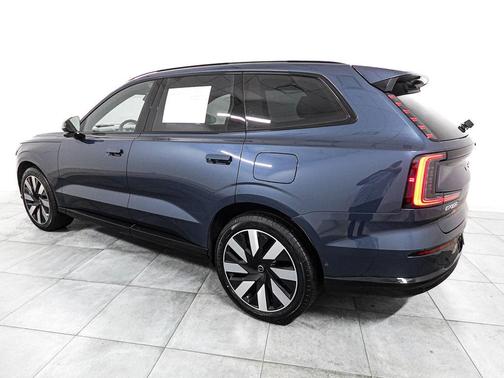 Denim Blue Metallic 2025 Volvo EX90 Ultra, Twin Motor, Fully electric, 6 Seats