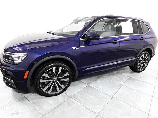 Atlantic Blue Metallic 2021 Volkswagen Tiguan 2.0T SEL R-Line 4MOTION