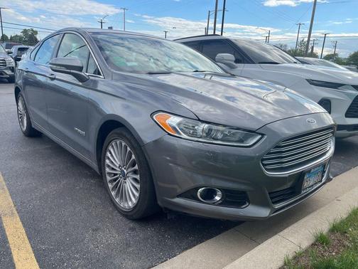 Sterling Gray Metallic 2014 Ford Fusion Hybrid Titanium