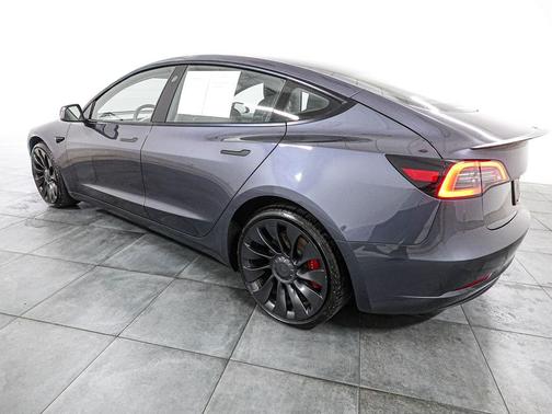 Gray 2023 Tesla Model 3 Performance