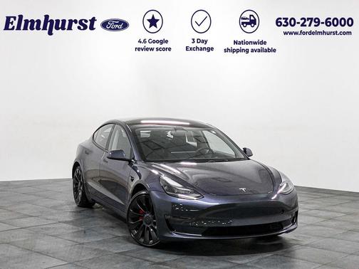 Gray 2023 Tesla Model 3 Performance