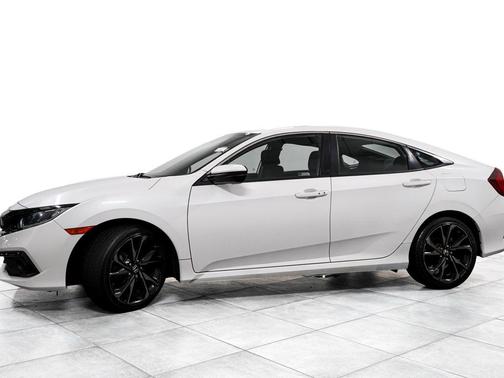 Platinum White Pearl 2020 Honda Civic Sport