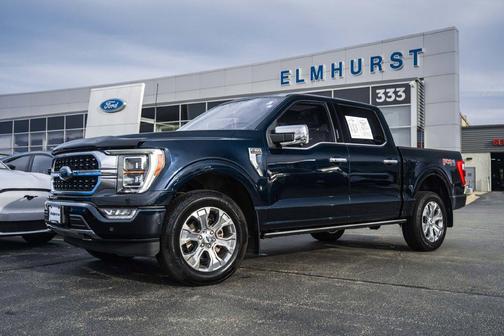 Antimatter Blue Metallic 2022 Ford F-150 Platinum