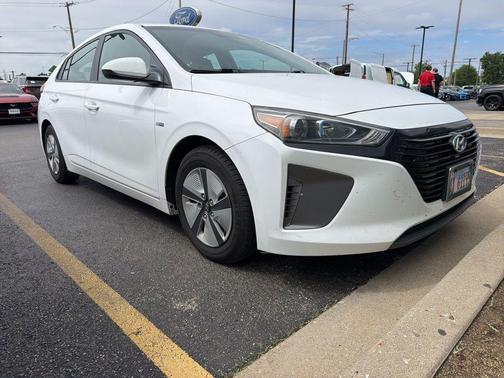 Ceramic White 2017 Hyundai IONIQ Hybrid Blue