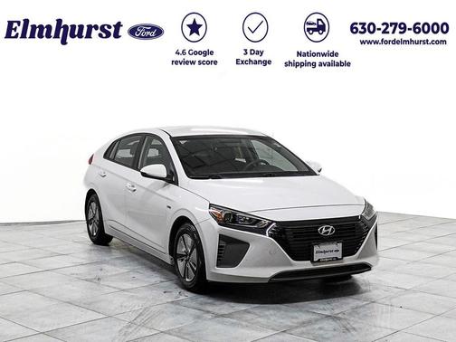 Ceramic White 2017 Hyundai IONIQ Hybrid Blue