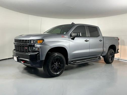 Satin Steel Metallic 2021 Chevrolet Silverado 1500 Custom Trail Boss
