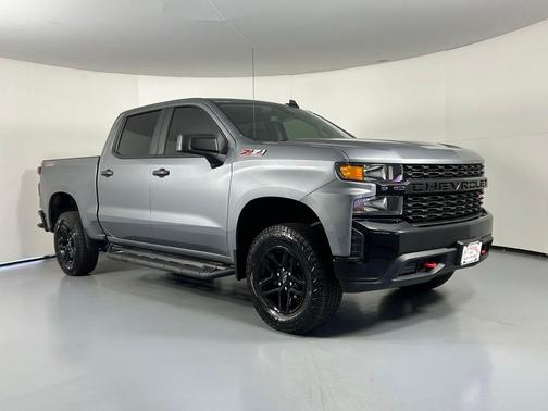 Satin Steel Metallic 2021 Chevrolet Silverado 1500 Custom Trail Boss