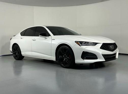 Platinum White Pearl 2023 Acura TLX A-Spec