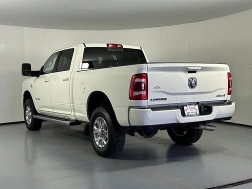 Pearl White 2023 RAM 3500 Laramie Crew Cab 4x4 6'4' Box