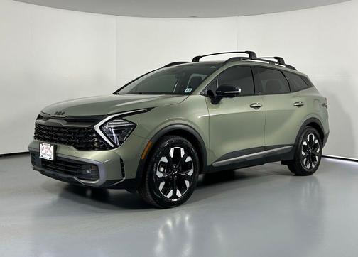 Jungle Green 2023 Kia Sportage Plug-In Hybrid X-Line Prestige