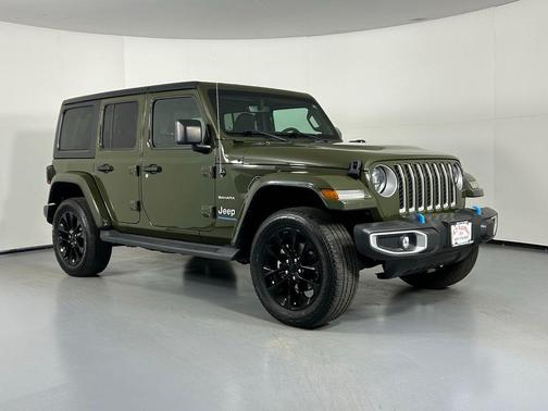 Sarge Green Clearcoat 2023 Jeep Wrangler 4xe Sahara