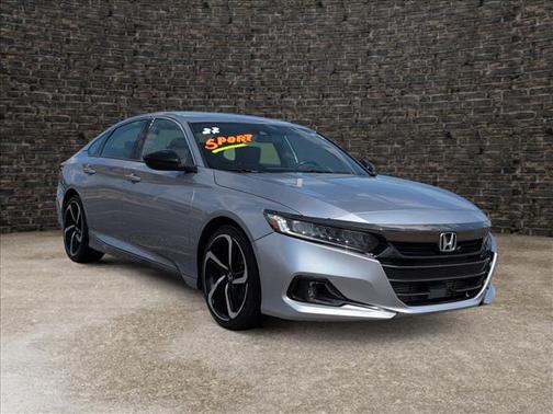 Silver 2022 Honda Accord Sport 1.5T