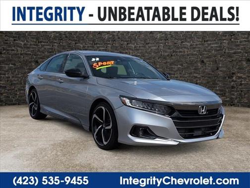 Silver 2022 Honda Accord Sport 1.5T