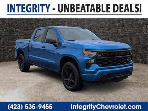 Glacier Blue Metallic 2022 Chevrolet Silverado 1500 Custom