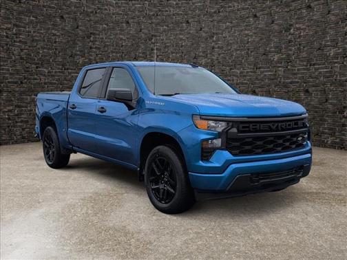 Glacier Blue Metallic 2022 Chevrolet Silverado 1500 Custom