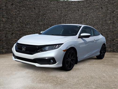 White 2020 Honda Civic Sport