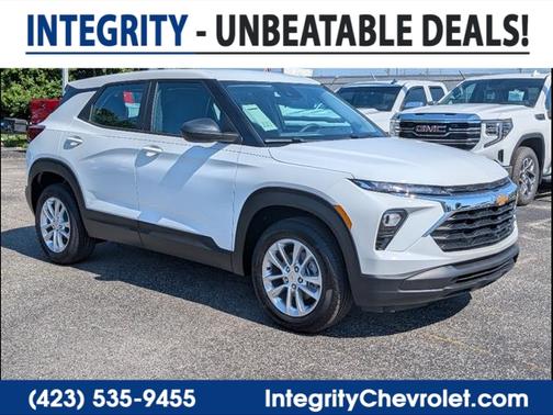 Summit White 2026 Chevrolet Trailblazer LS