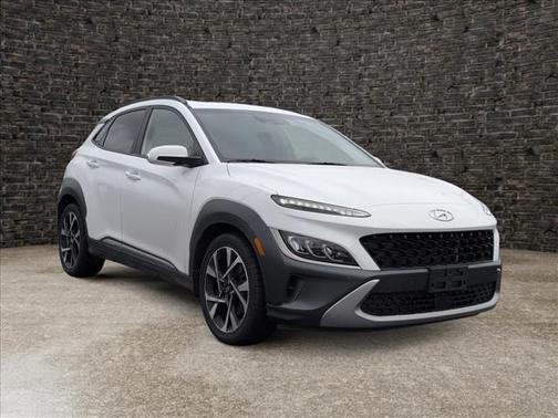 Lunar White 2022 Hyundai KONA Limited