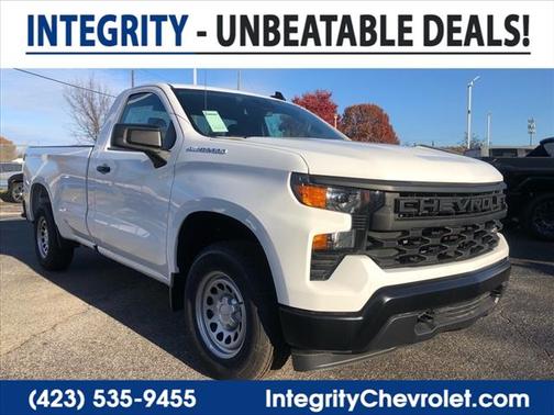 Summit White 2025 Chevrolet Silverado 1500 WT Truck