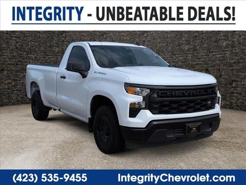 Summit White 2023 Chevrolet Silverado 1500 WT
