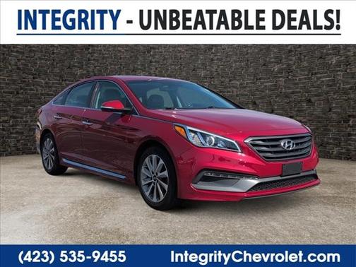 Scarlet Red 2017 Hyundai SONATA Sport