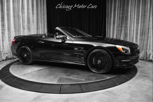 Obsidian Black Metallic 2014 Mercedes-Benz SL-Class Convertible AMG Renntech Tune & Exhaust MSRP $217,225 + Upgrades!