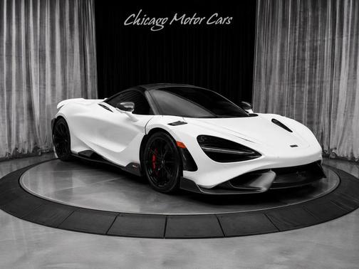 Smoked White 2021 McLaren 765LT Coupe