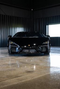 Nero Noctis Metallic 2025 Lamborghini Revuelto Coupe Only 700 Miles! Black on Red Color Combo! Full Warranty!