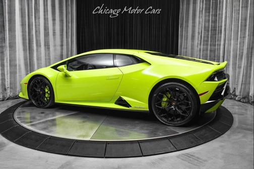 2020 Lamborghini Huracan EVO EVO AWD Rare Verde Scandal LOADED $343K+ MSRP Forged Carbon Trim Lift