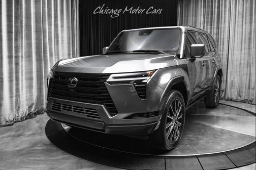 Nebula Gray Pearl 2025 Lexus GX 550 Luxury+ HUD 2nd Row Captains Chairs Mark Levinson Sound Panoroof