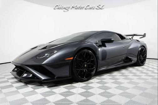 Grigio Lynx Metallic 2022 Lamborghini Huracan STO Coupe