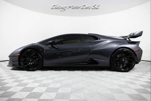 Grigio Lynx Metallic 2022 Lamborghini Huracan STO Coupe