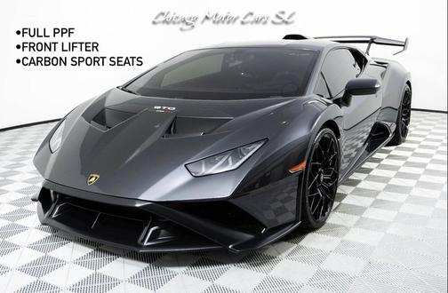 Grigio Lynx Metallic 2022 Lamborghini Huracan STO Coupe
