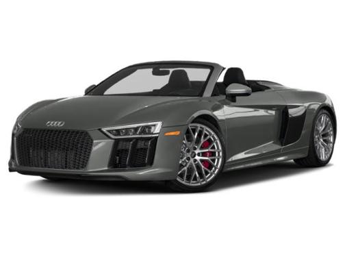 Gray 2018 Audi R8 5.2 V10 plus