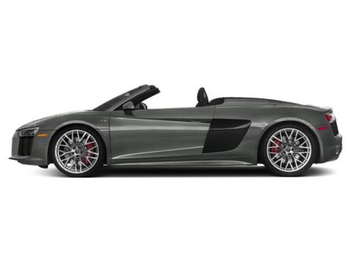 Gray 2018 Audi R8 5.2 V10 plus