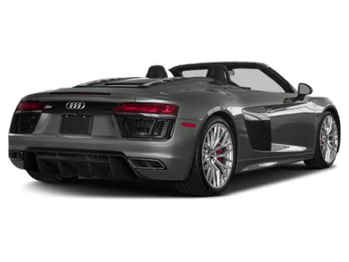 Gray 2018 Audi R8 5.2 V10 plus