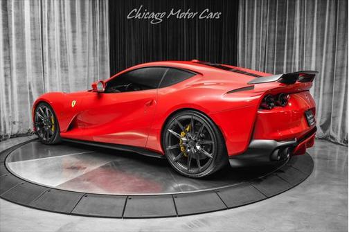 Rosso Corsa (Satin White Wrap) 2021 Ferrari 812 Superfast Base