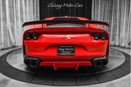 Rosso Corsa (Satin White Wrap) 2021 Ferrari 812 Superfast Base