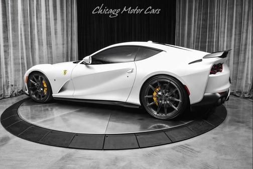 Rosso Corsa (Satin White Wrap) 2021 Ferrari 812 Superfast Base