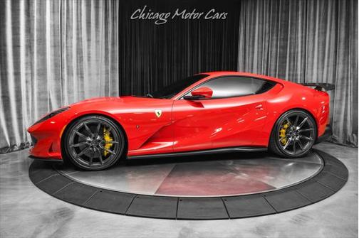 Rosso Corsa (Satin White Wrap) 2021 Ferrari 812 Superfast Base
