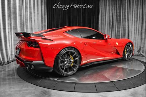 Rosso Corsa (Satin White Wrap) 2021 Ferrari 812 Superfast Base