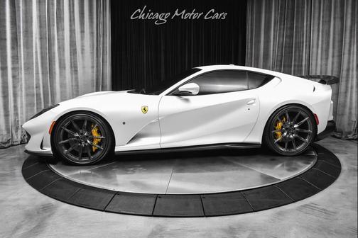 Rosso Corsa (Satin White Wrap) 2021 Ferrari 812 Superfast Base