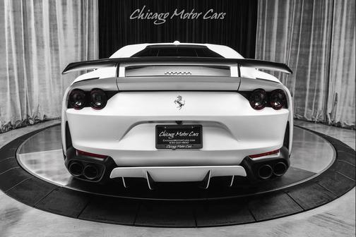 Rosso Corsa (Satin White Wrap) 2021 Ferrari 812 Superfast Base