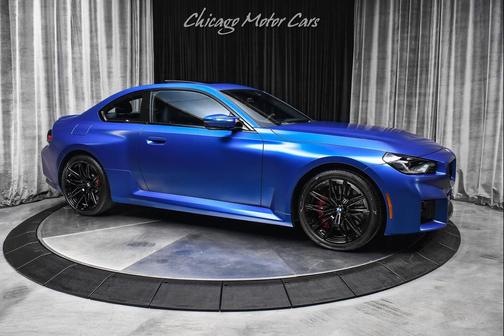 Frozen Portimao Blue II Metallic 2025 BMW M2 1k Miles 6 Manual Frozen Portimao Blue II Carbon Fiber Trim WARRANTY LOADED