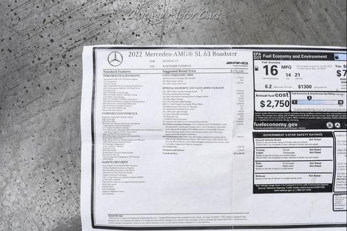 2022 Mercedes-Benz AMG SL 63 Base